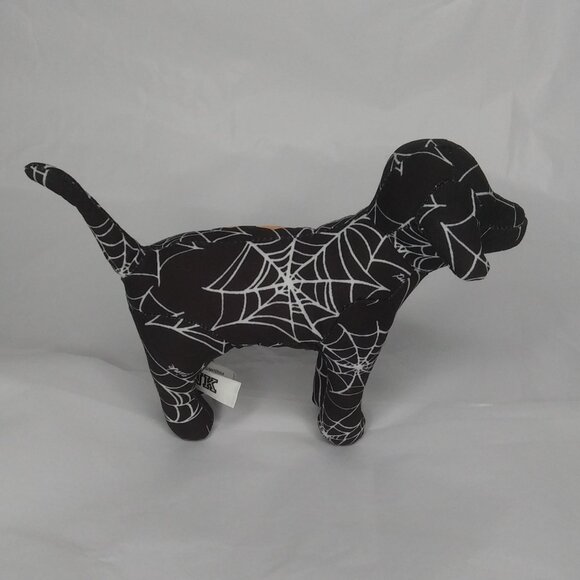 Victoria's Secret PINK Dog Halloween Spider Web  Boo! Dog Black White BOO - Picture 4 of 16